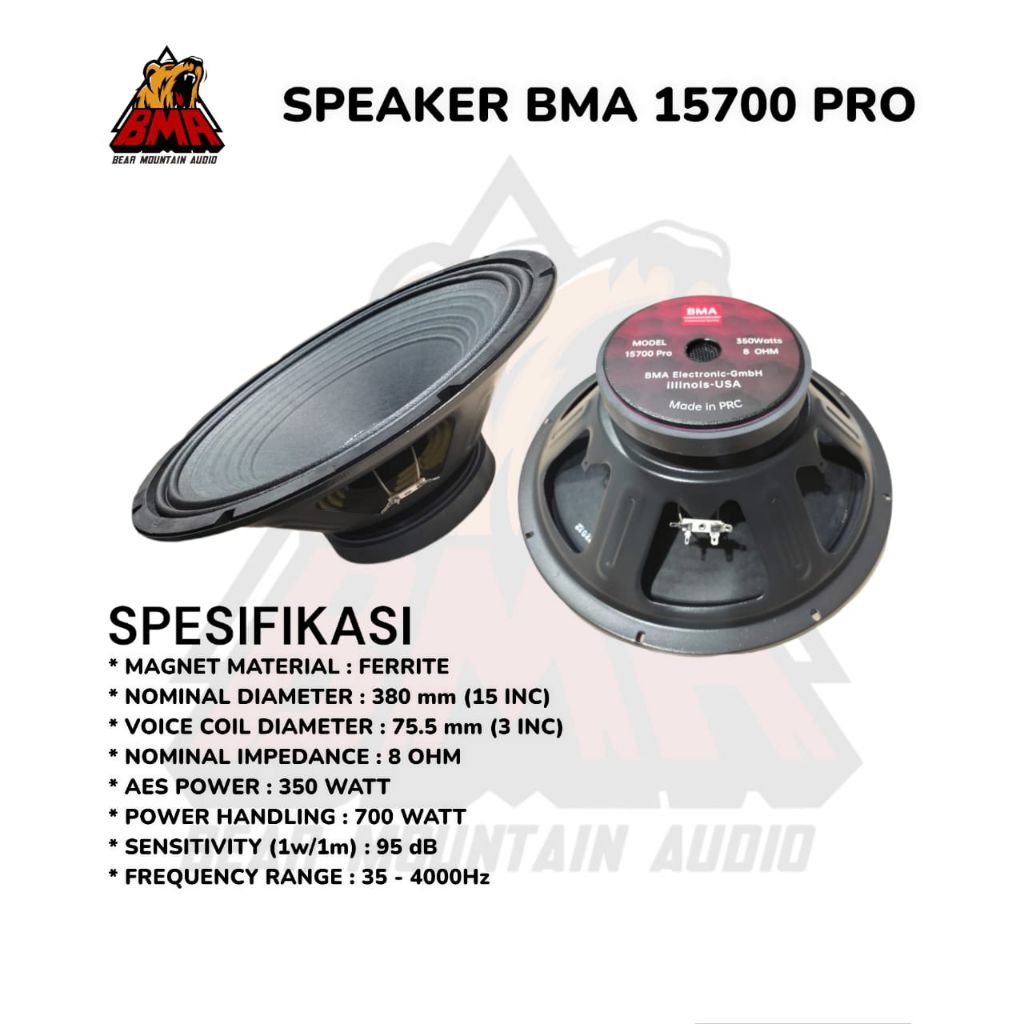Speaker BMA 15700 Pro Original