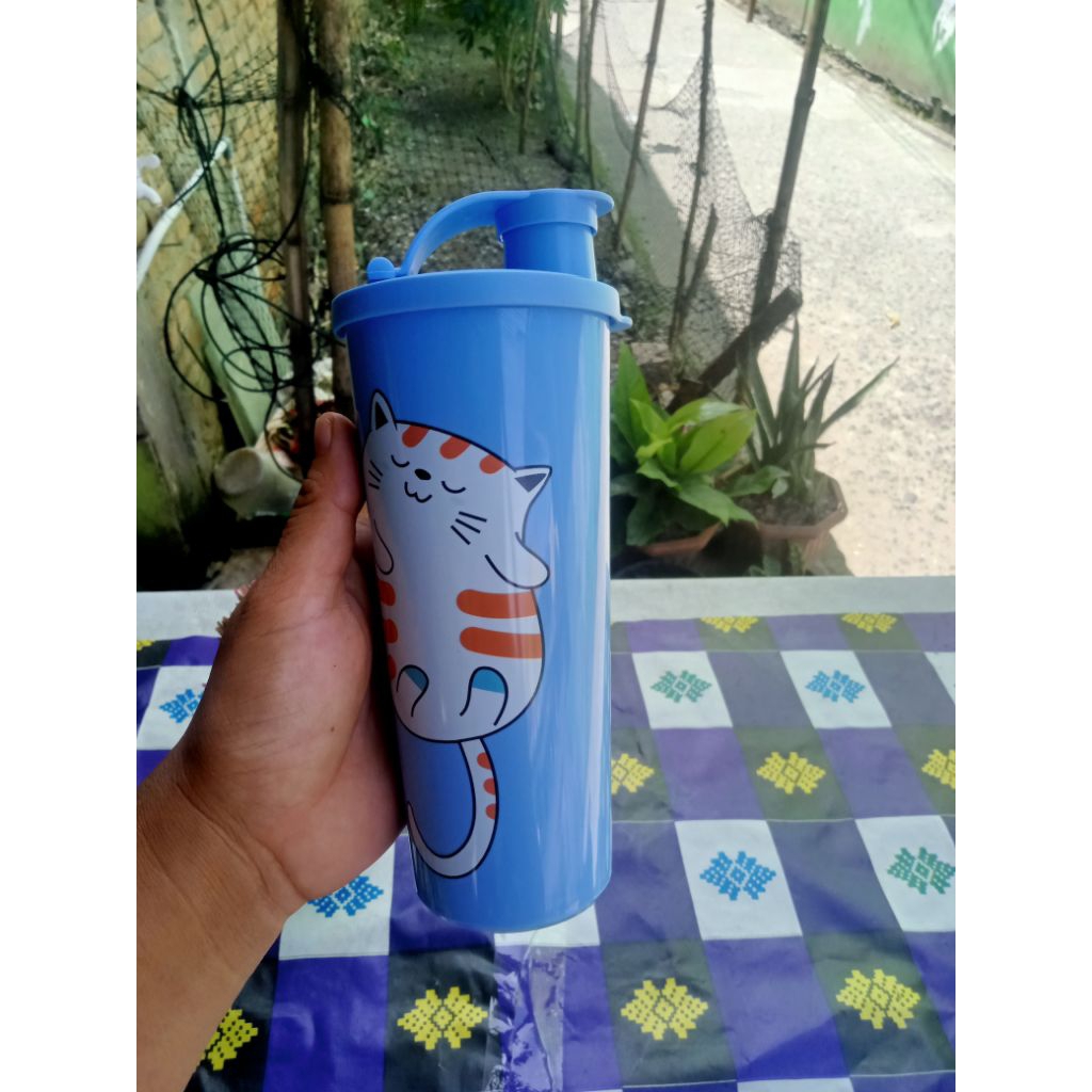Cat tumbler tupperware