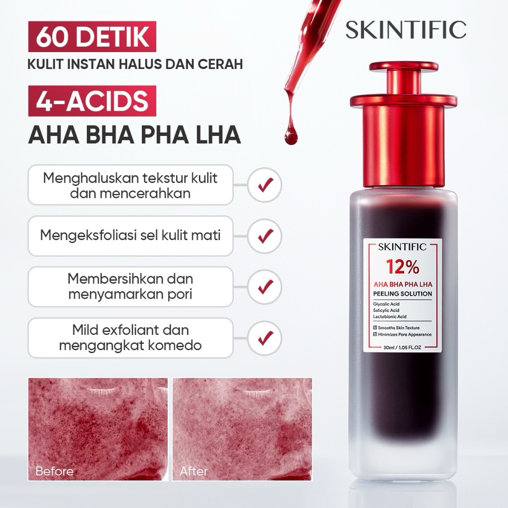 12% AHA BHA PHA LHA PEELING SOLUTION