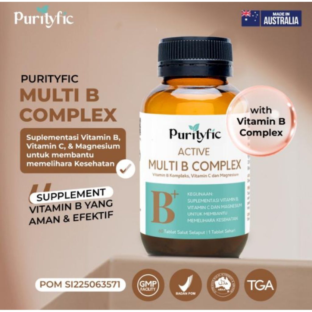 Purityfic Active Multi B Complex 30 tablet