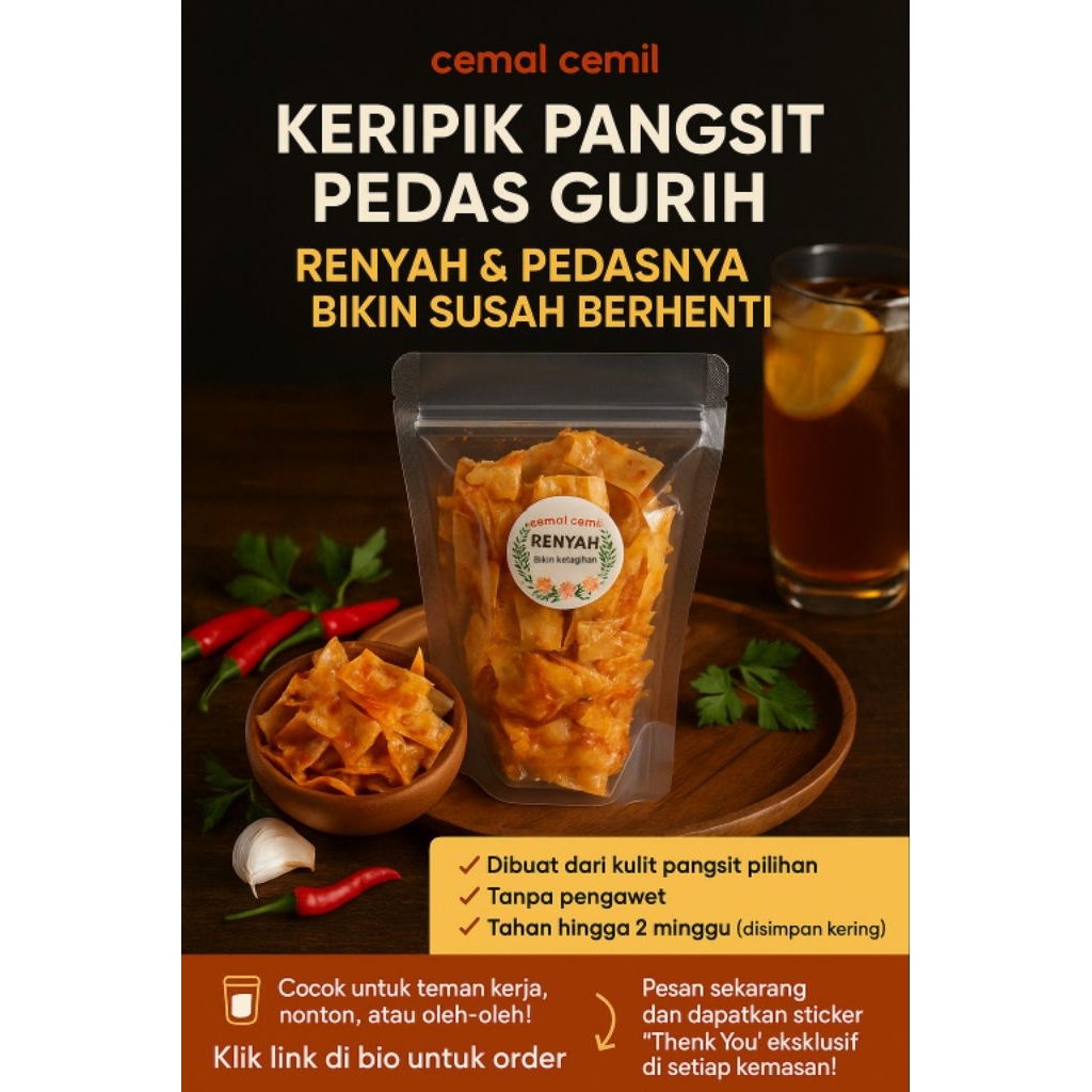 kripik pangsit