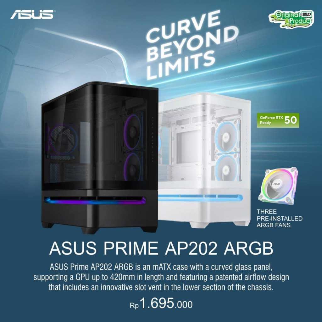 Case Asus PRIME AP202 TG ARGB  Panoramic