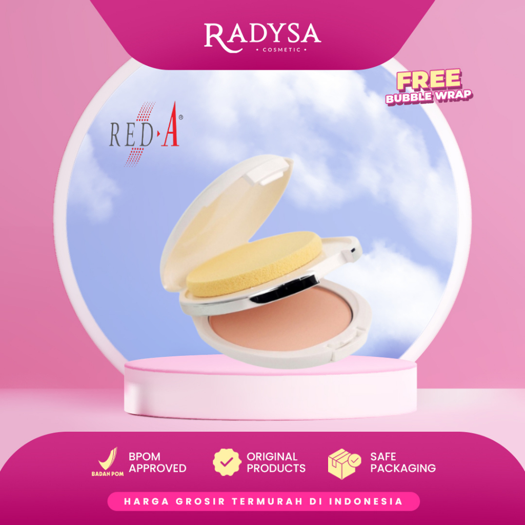 𝐑𝐀𝐃𝐘𝐒𝐀 -  Red-A Two Way Cake with UV FILTER - 13 gr
