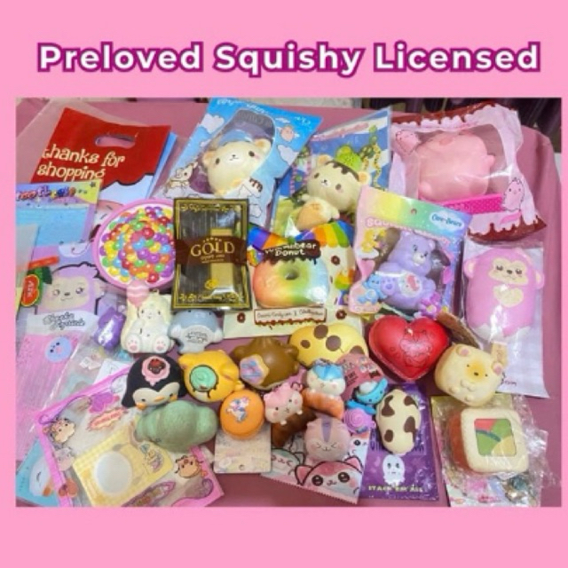 PRELOVED SQUISHY LICENSED nego START 50k (READ DESCRIPTION)‼️