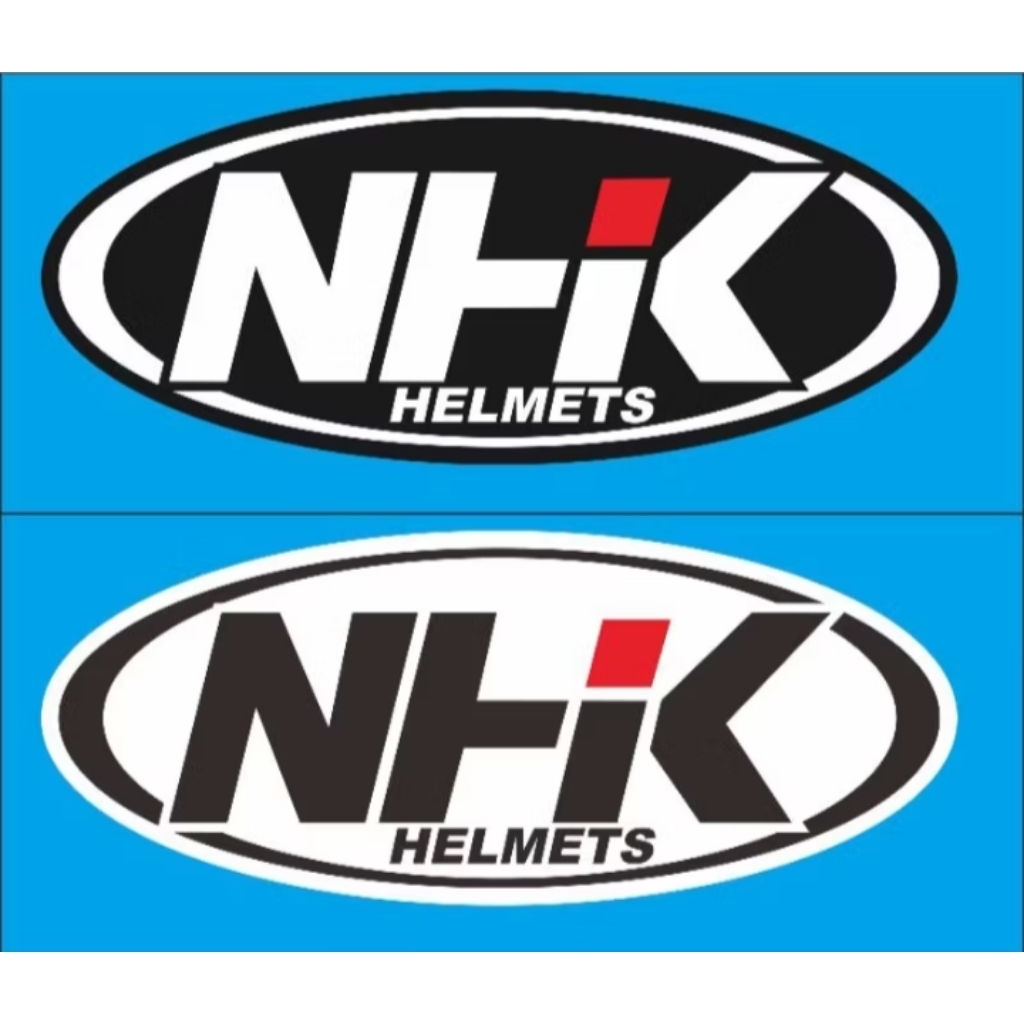 stiker cutting logo helm NHK