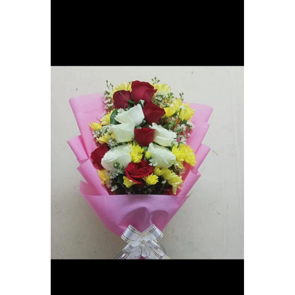 Fresh flower buket bunga asli