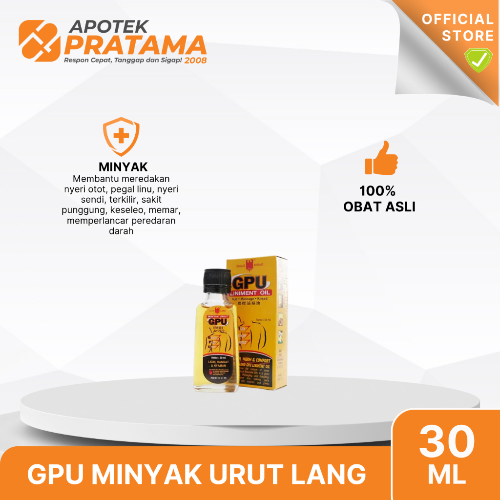 GPU MINYAK URUT LANG 30ML
