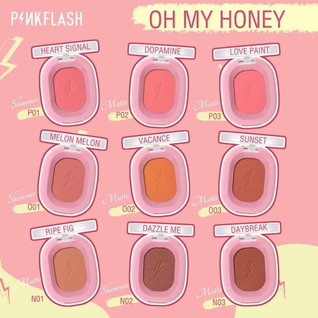 PINKFLASH PIGMENT BLUSH ON