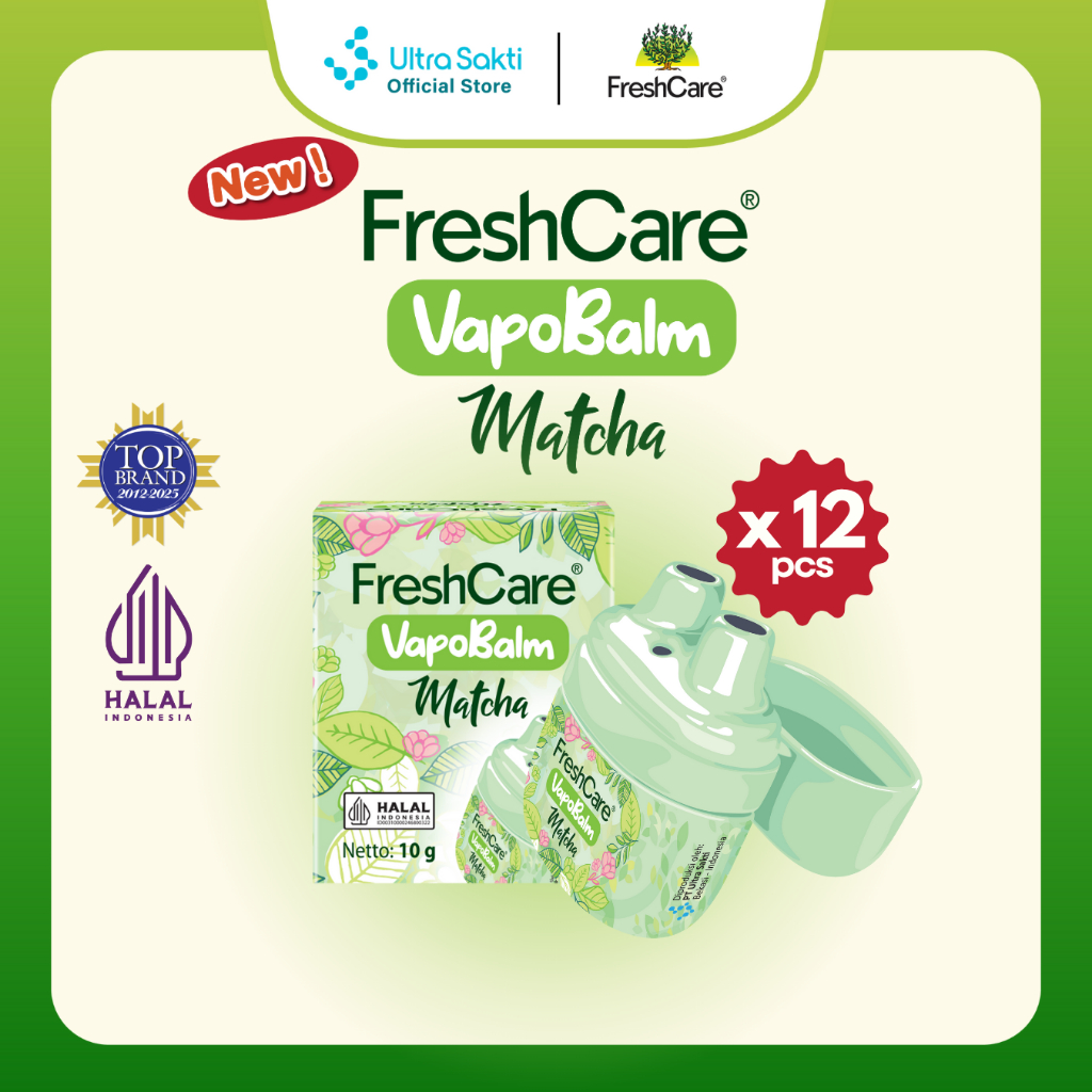 [12pcs] Freshcare Vapobalm Matcha