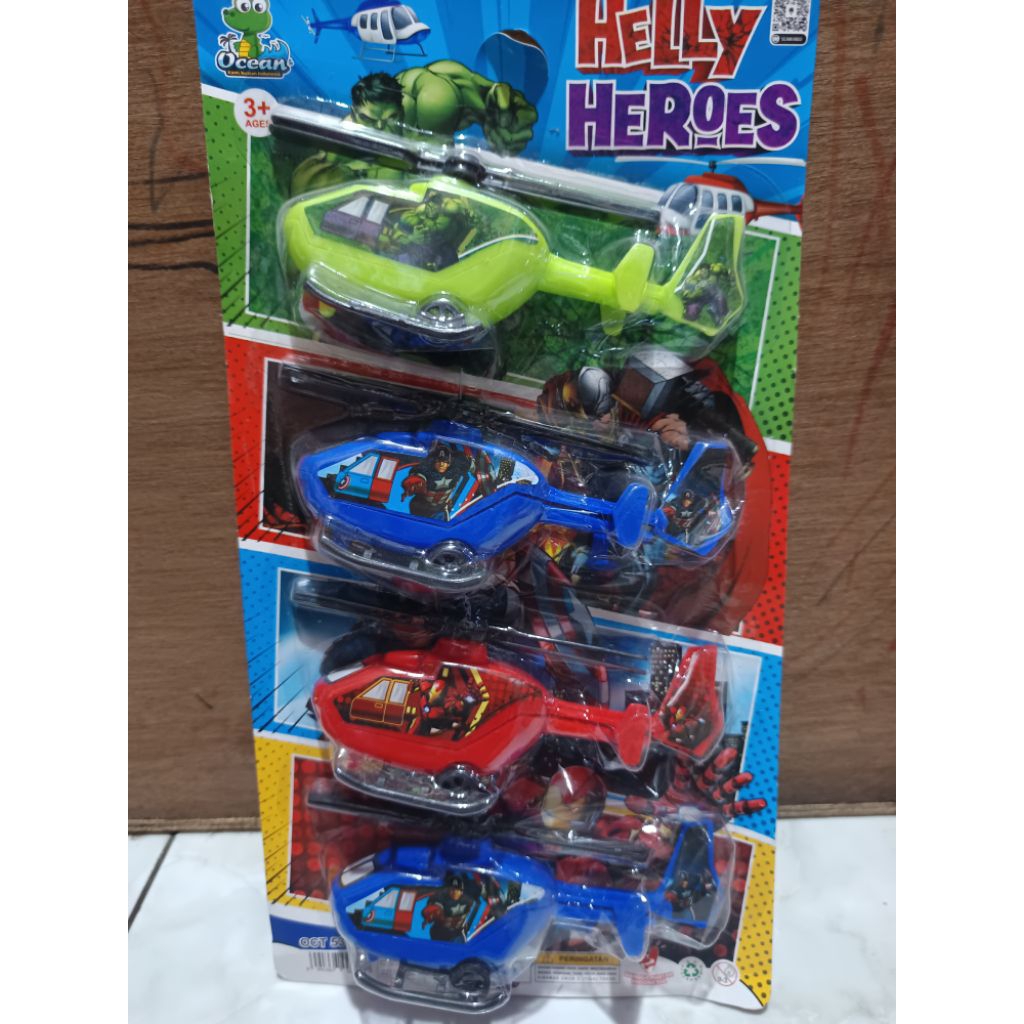 Helikopter Harley 4 pcs