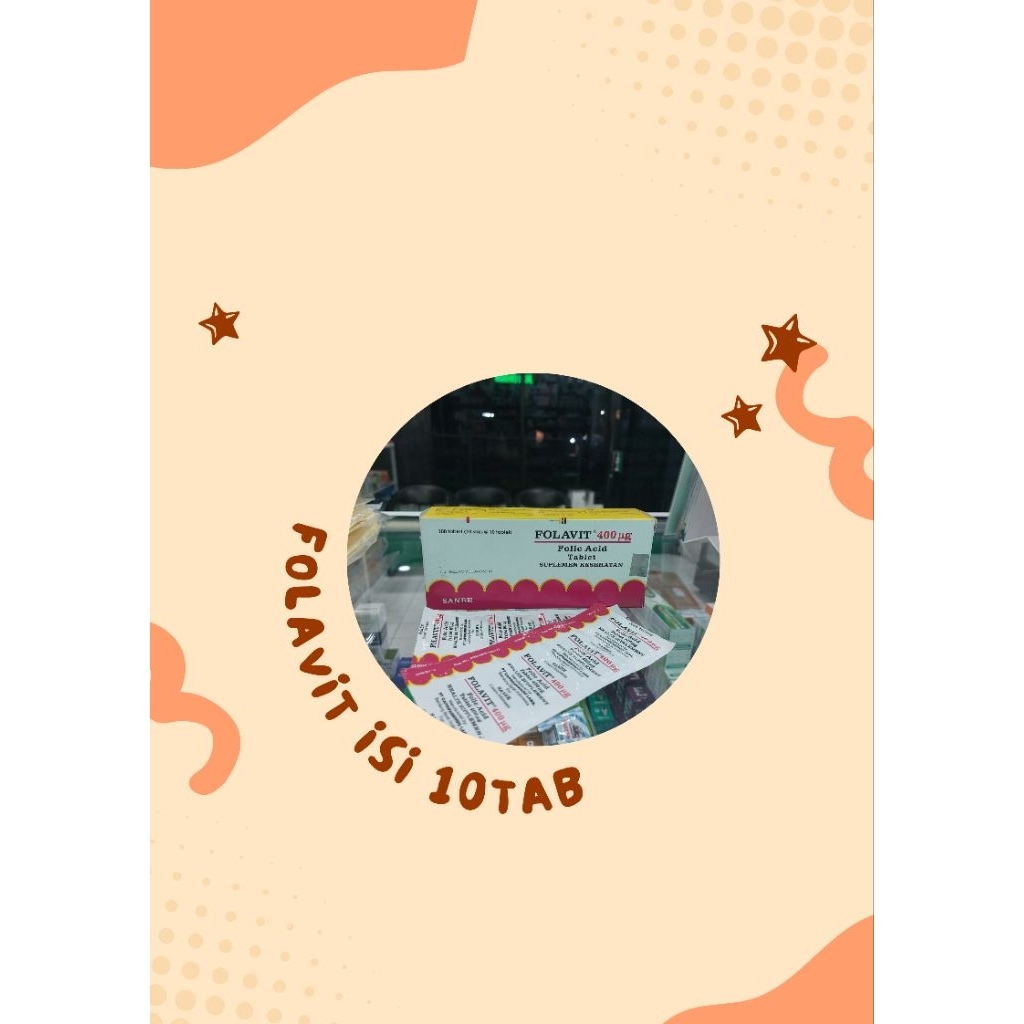 Folavit/folic acid 10tablet