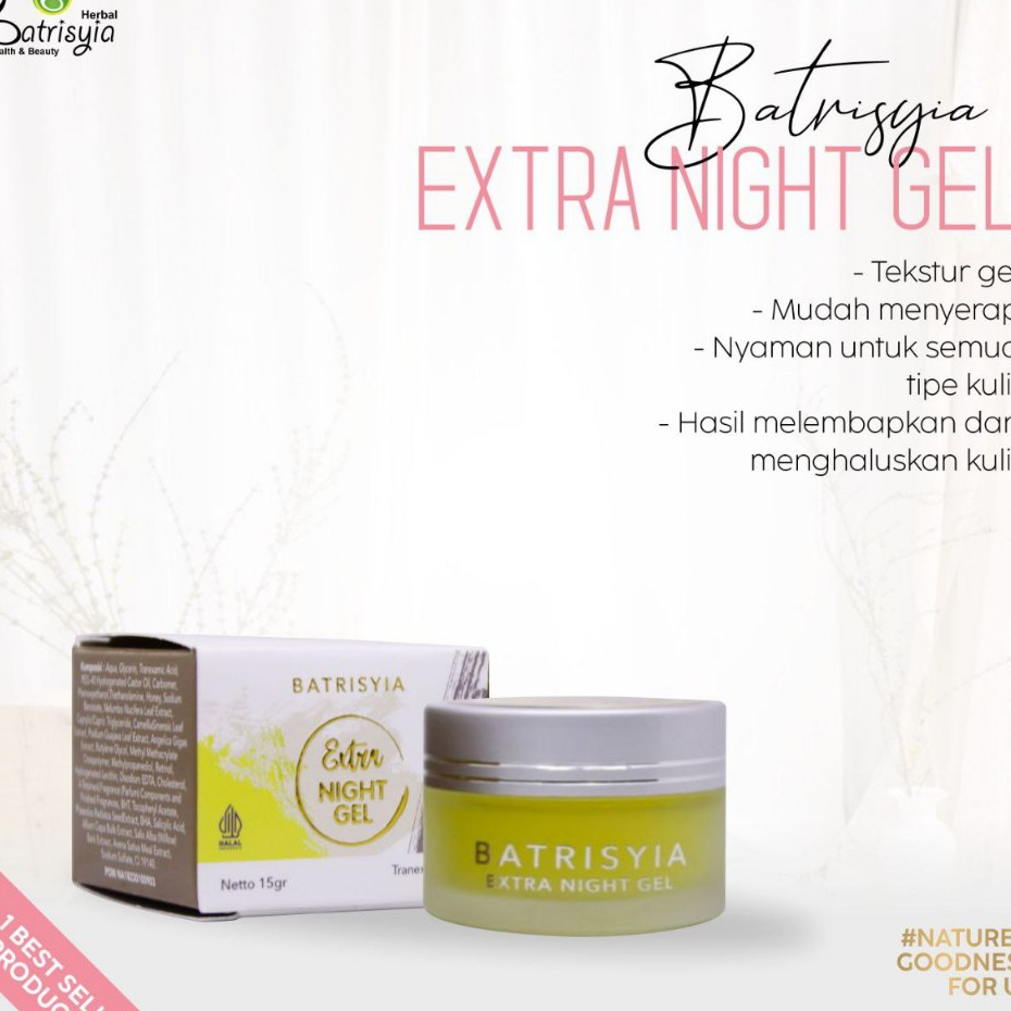 Batrisyia Extra Night Gel 15g