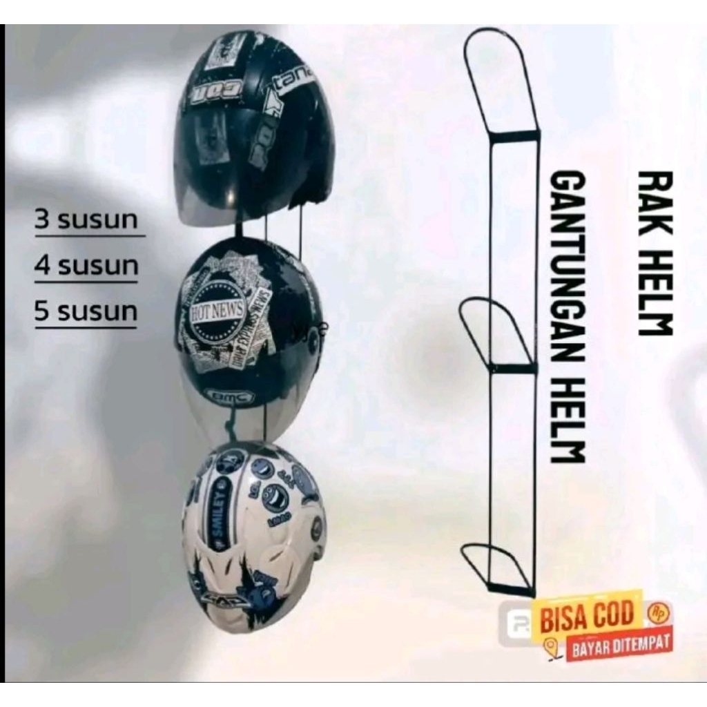 Rak gantungan helm