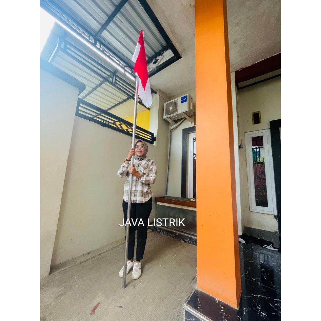 TIANG BENDERA TINGGI 3-4 METER