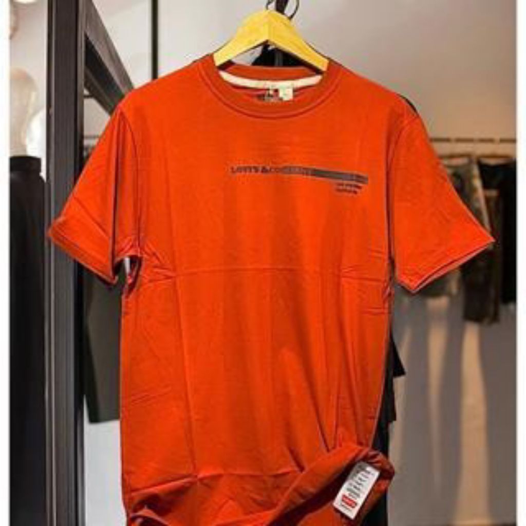 BASICS&BRICKS kaos original oversized merah catton 100%