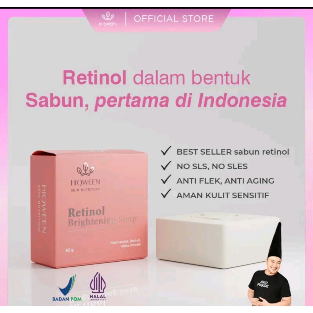 Hiqween sabun retinol