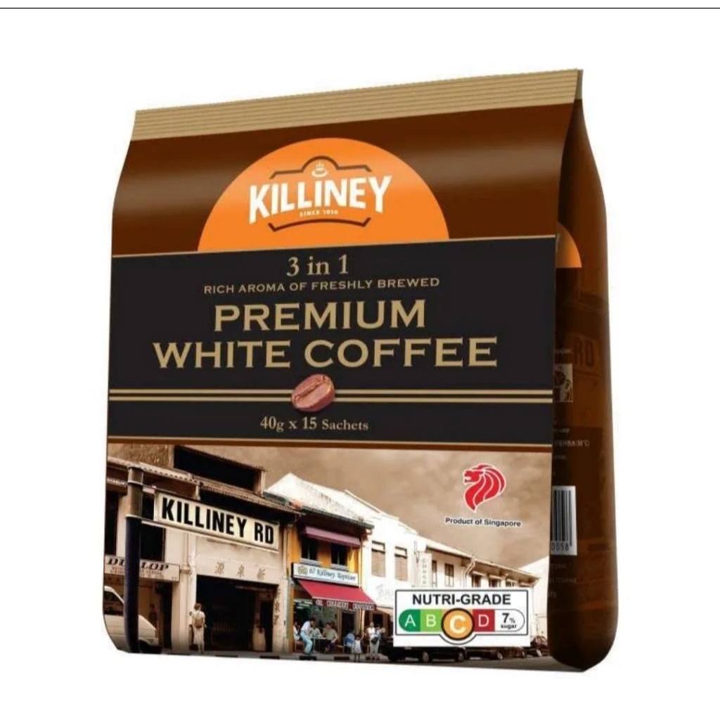 Killiney 3in1 white coffee 15x40gr
