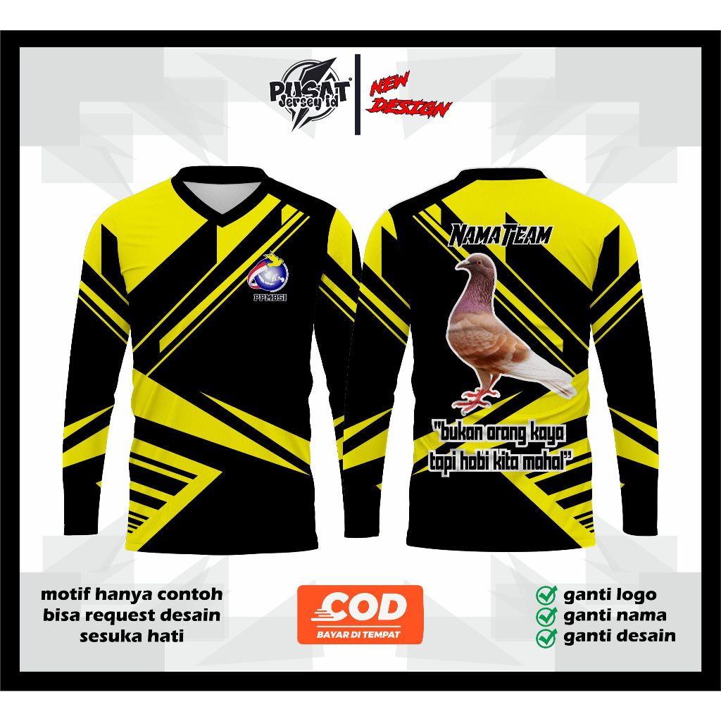 JERSEY MERPATI FULL PRINTING