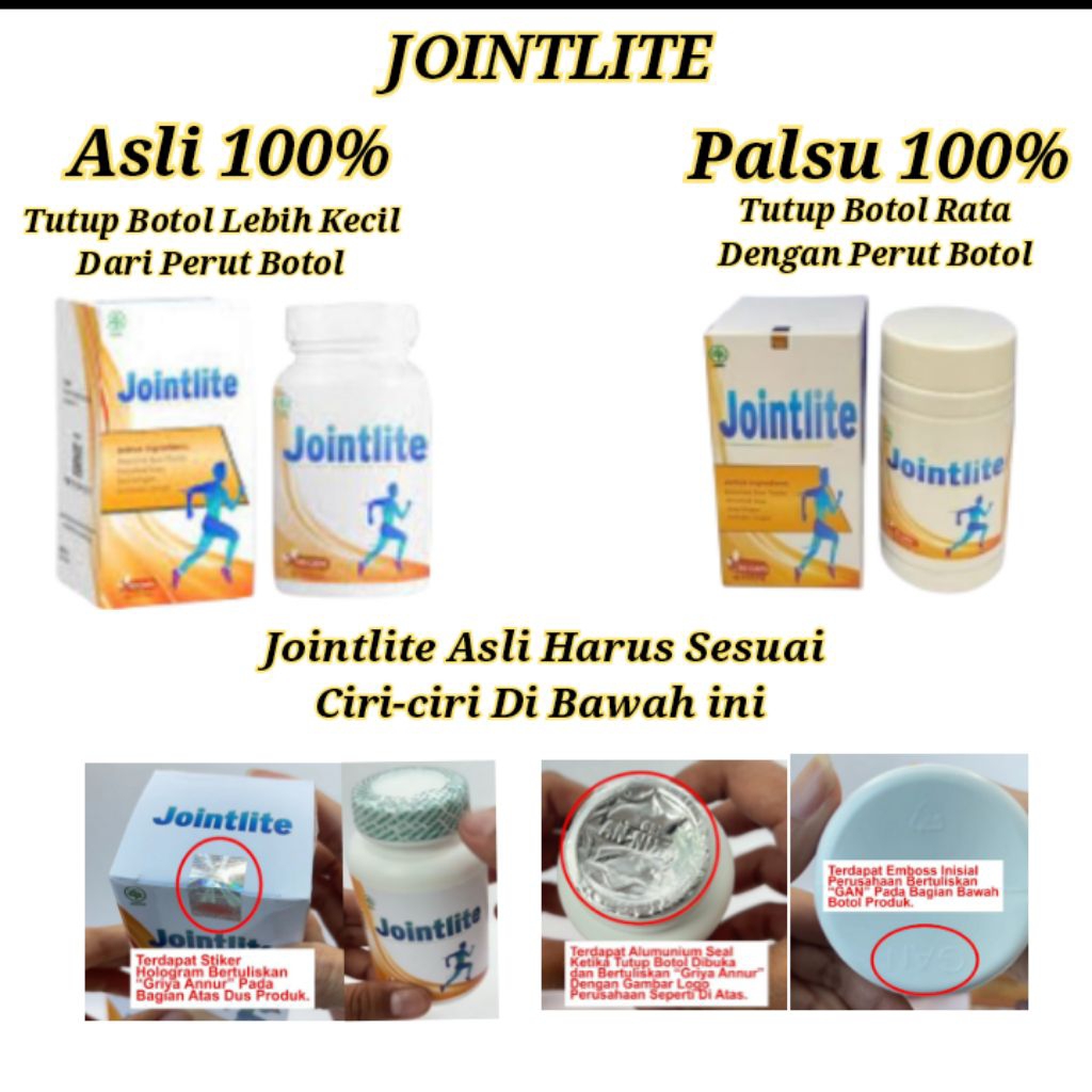 JOINTLITE Obat Jointlite Asli 100% Original