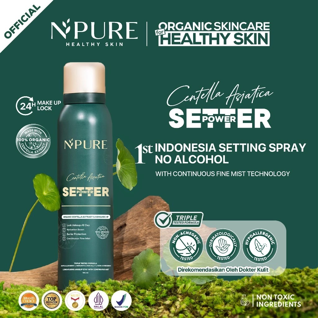 NPURE Centella Asiatica Power Setter - Setting Spray