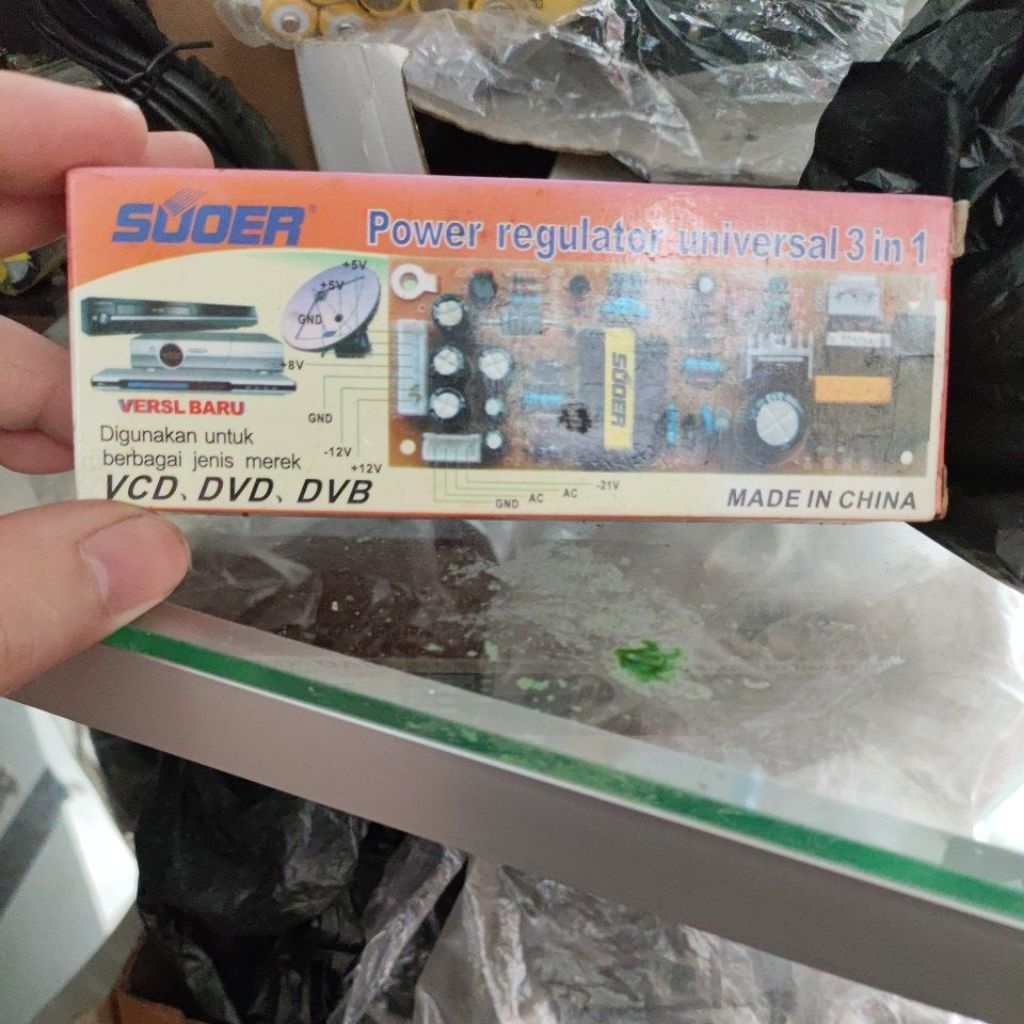 power regulator universal 3 in 1 vcd dvd dvb