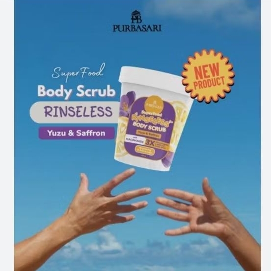 Purbasari superfood body scrub
