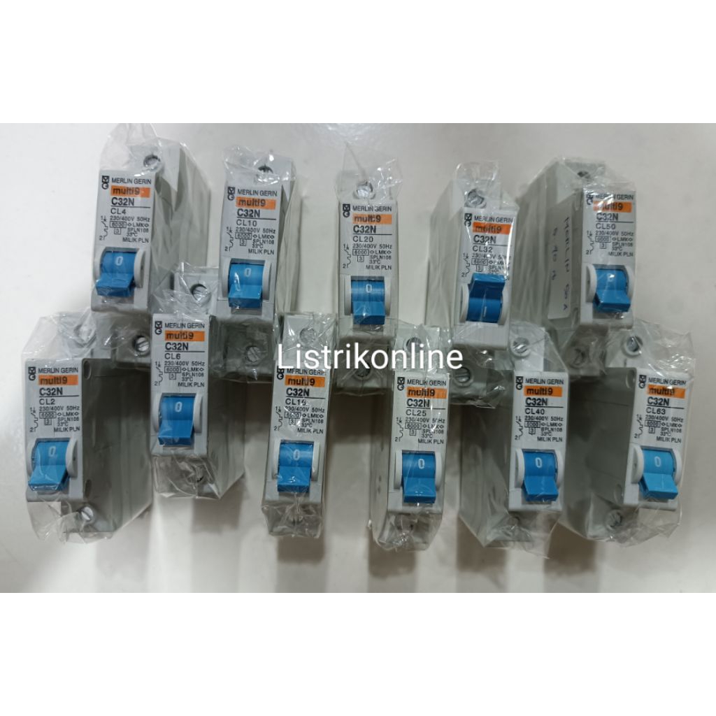 MCB TERMIS MERLIN GERIN BIRU 1 PHASE