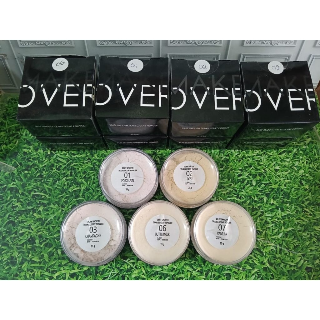 Bedak MAKE OVER silky smooth translucent, riject dus