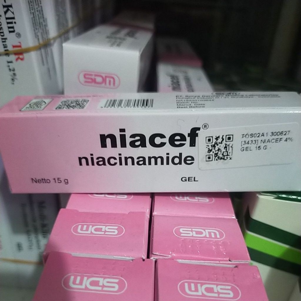 niacef 4% gel 15g