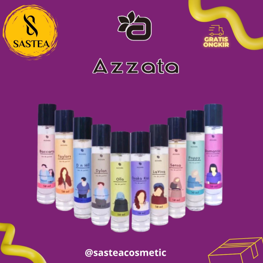 Azzata Eau De Parfum BerBPOM - Murah - 50ml