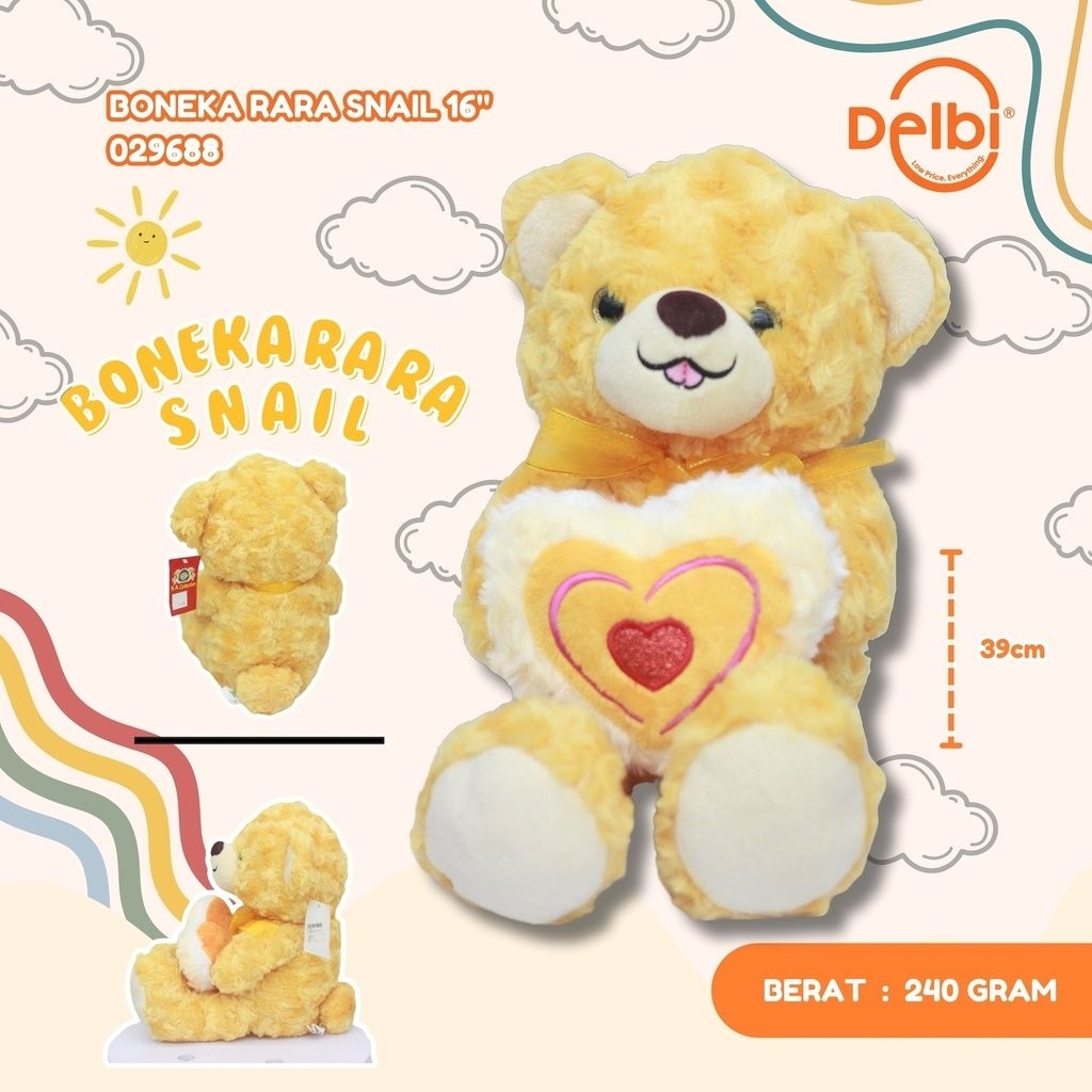 BONEKA RARA SNAIL 16"<br/>