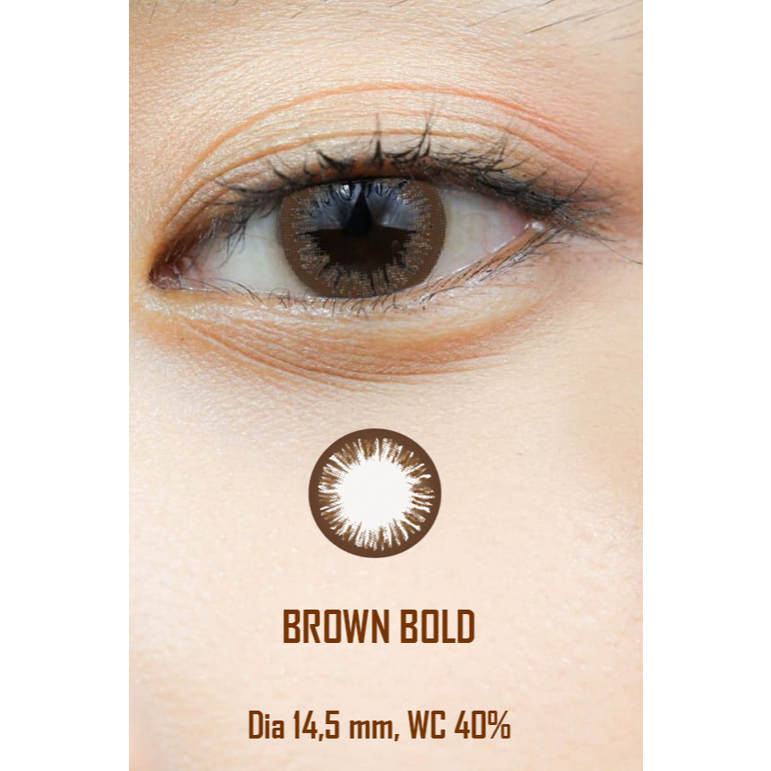 Softlens Europa E-Colors Brown Bold