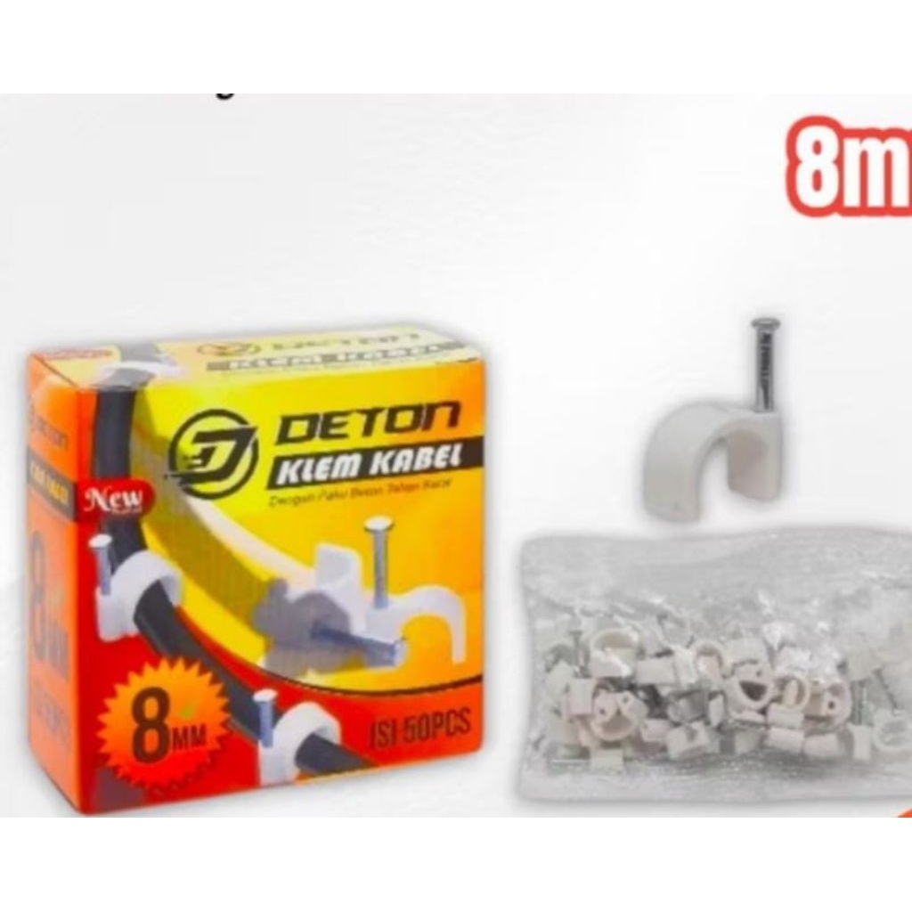 Klem Kabel 8mm Deton