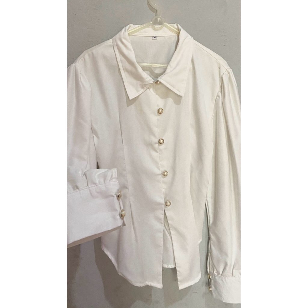Blouse Korean Puff Shoulder [PRE🩷]