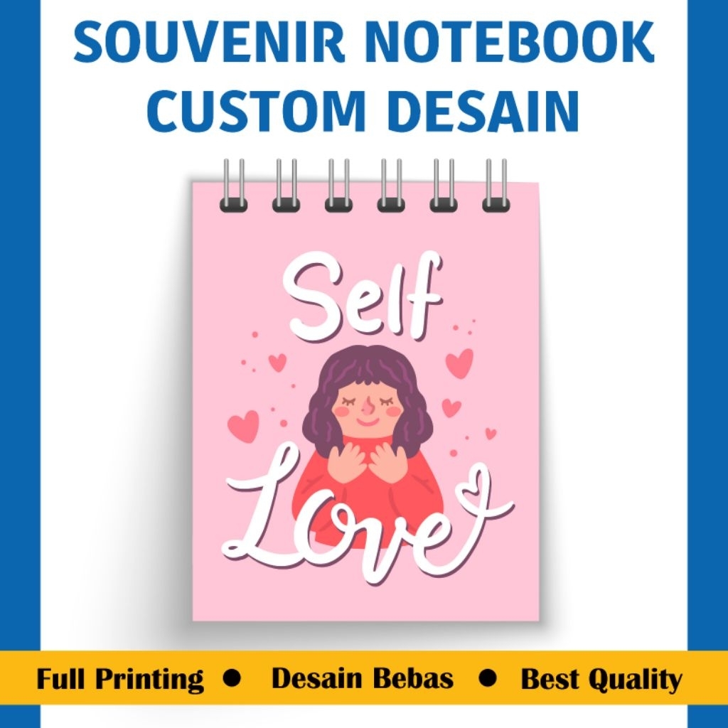 Souvenir Notebook Custom Desain