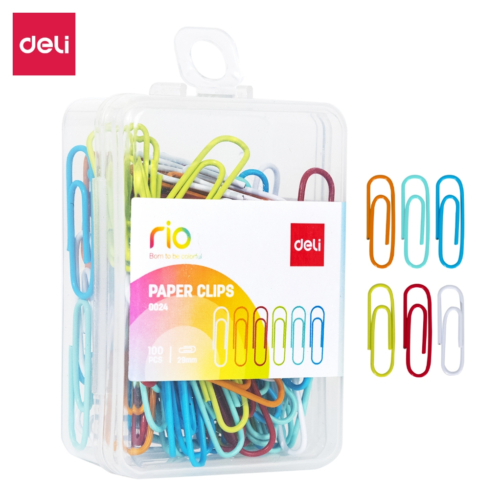 DELI TRIANGLE PAPER CLIPS  Z032