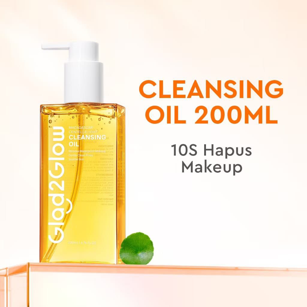 GLAD2GLOW Madagascar Centella Light Cleansing Oil 200ml