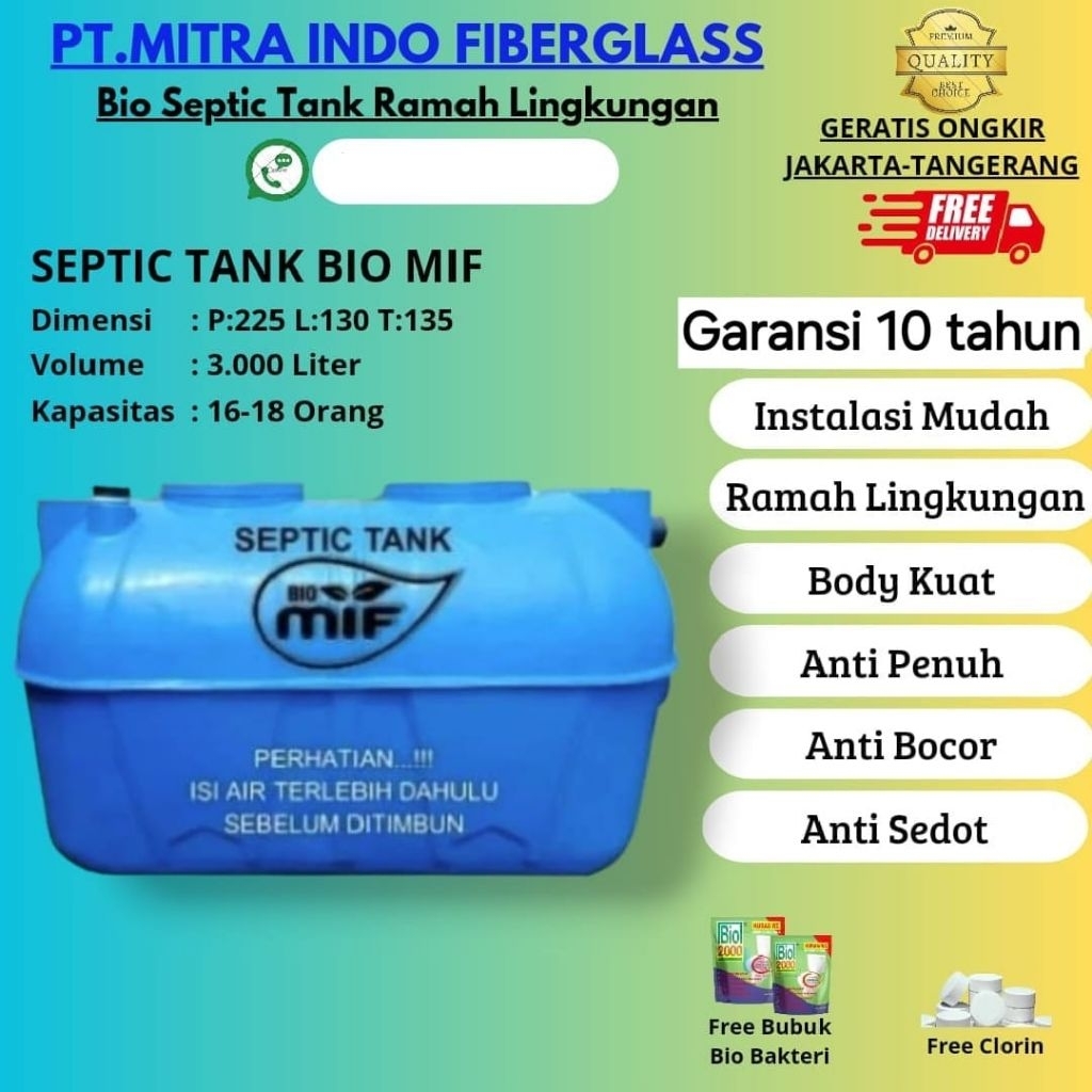 septic tank 3000liter BIO MIF