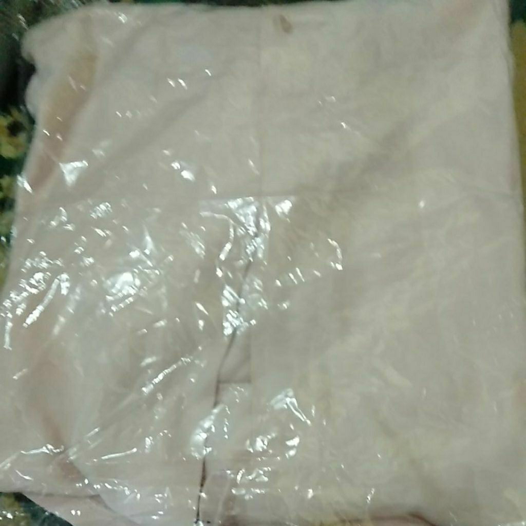 kemeja katun pink
