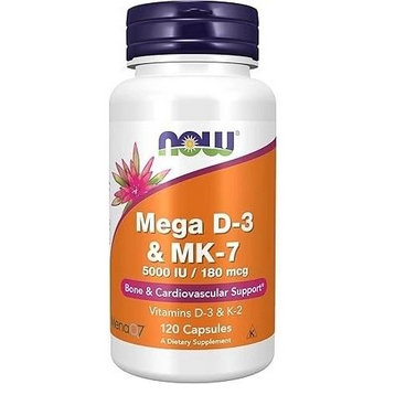 NOW Mega D-3 & MK-7 (5000 IU / 180mcg)