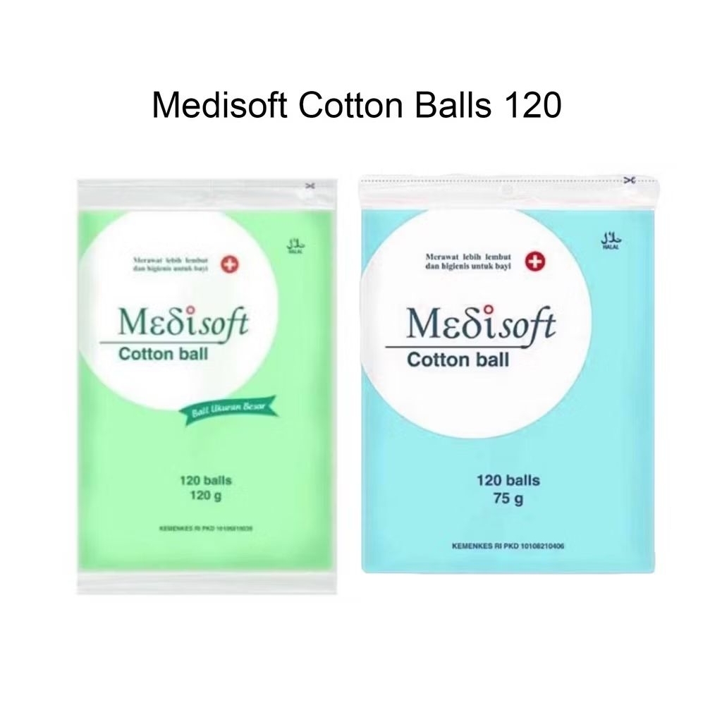 MEDISOFT COTTON BALLS 120 BALLS