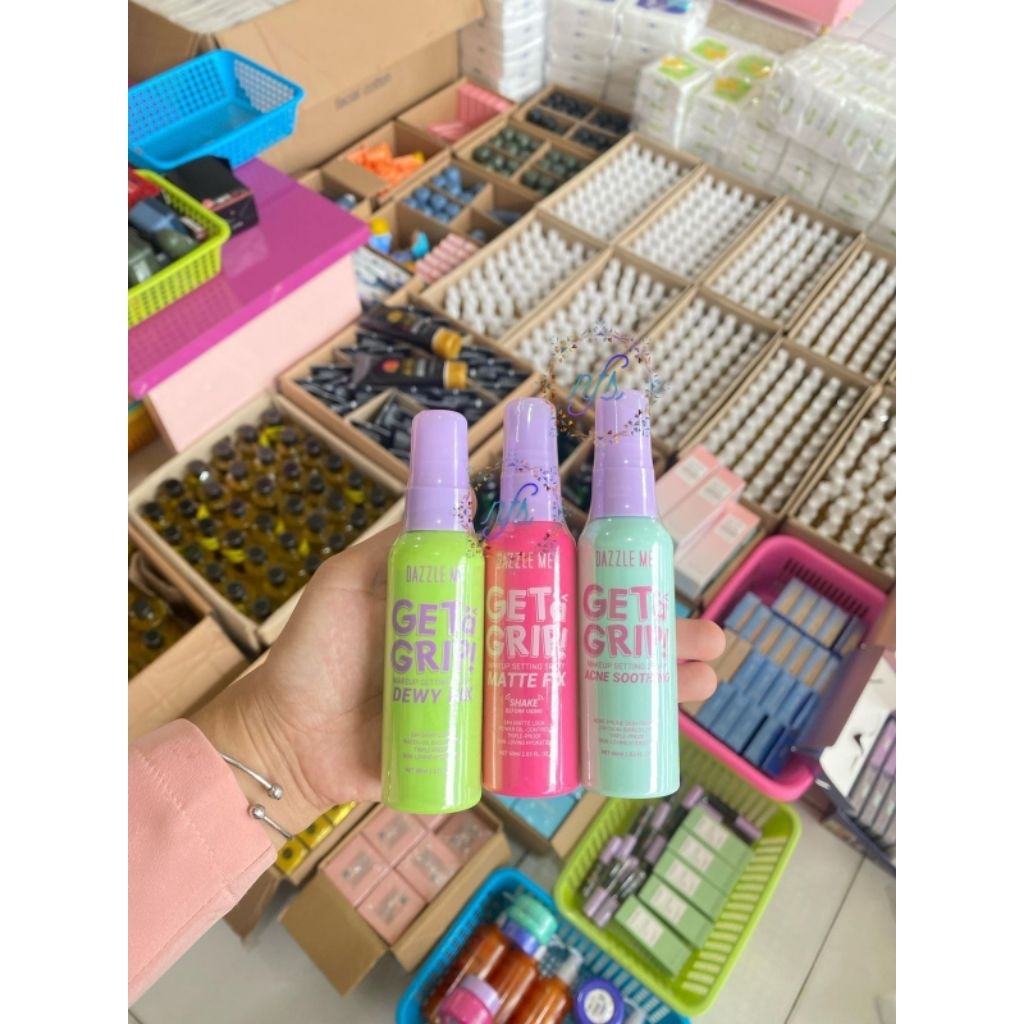 Dazzle me setting spray