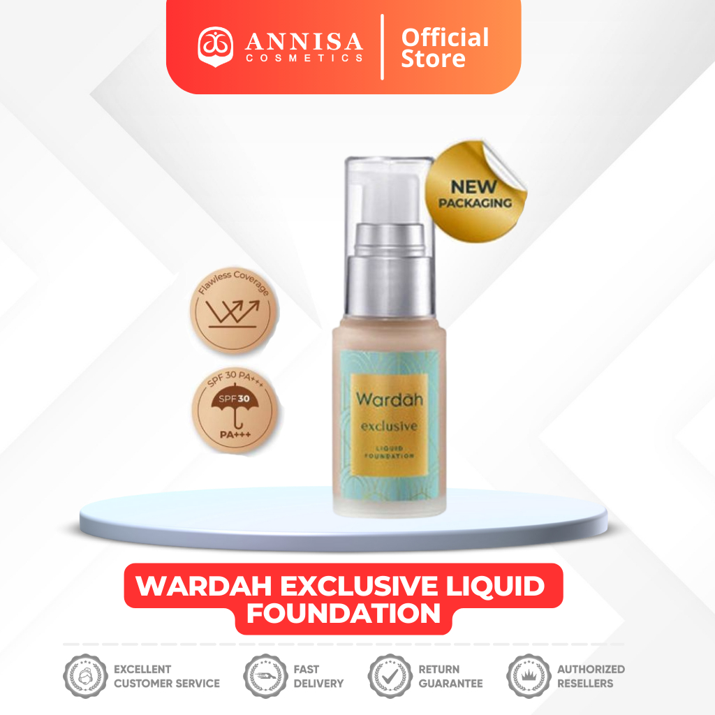 Wardah Exclusive Liquid Foundation 20 Ml