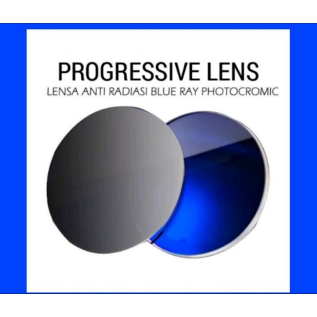 Lensa Kacamata BLUECHROMIC PROGRESIF