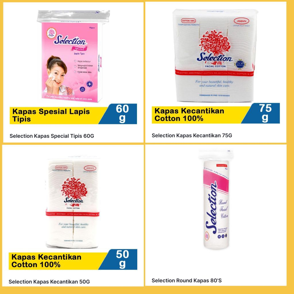 Selection Kapas Kecantikan 80'S Termurah