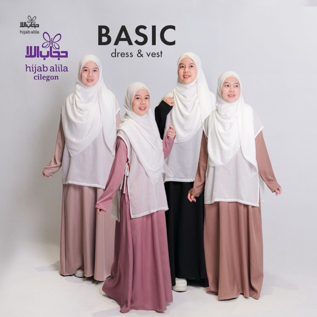 GAMIS BASIC DAN VEST BY HIJAB ALILA