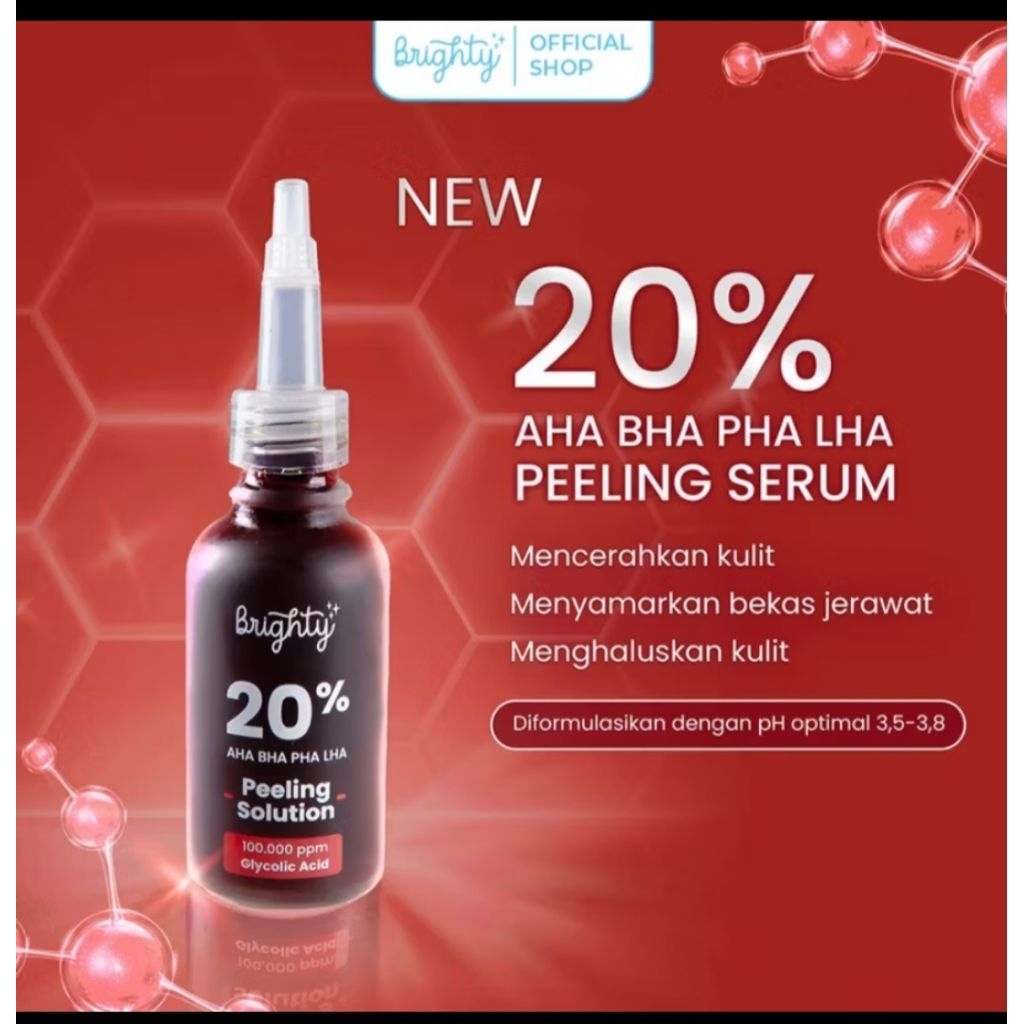 Brighty Peeling Solution 20% AHA BHA PHA LHA 30 ml