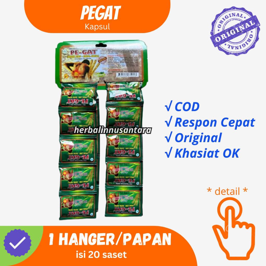 PEGAT KAPSUL ORIGINAL 1 HANGER