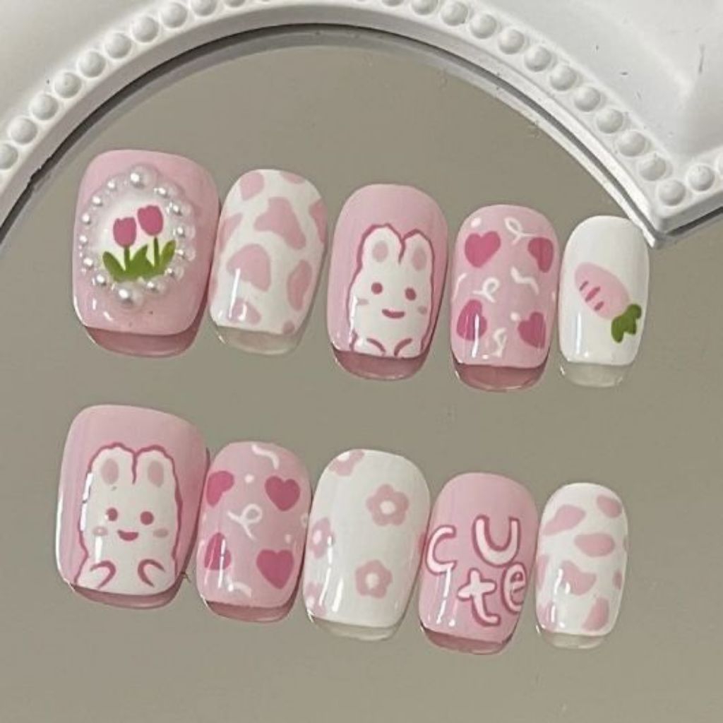 PRESS ON NAILS - SOFT PINKY 03