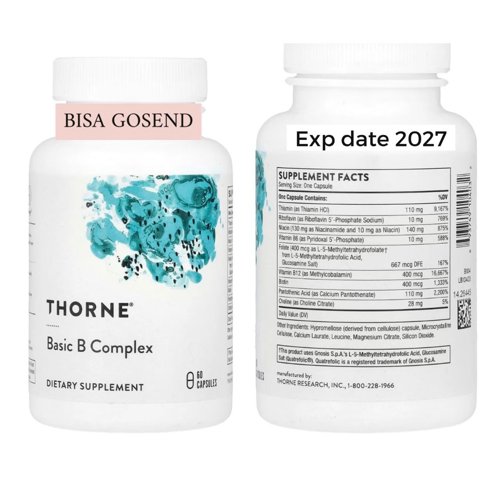 BASIC B COMPLEX THORNE RESEARCH ISI 60